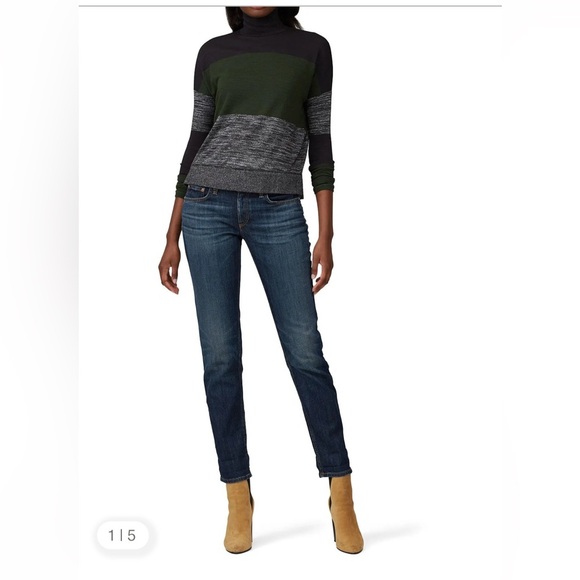 Rag & Bone Dre Dark Blue Straight Leg Jeans - Picture 1 of 7